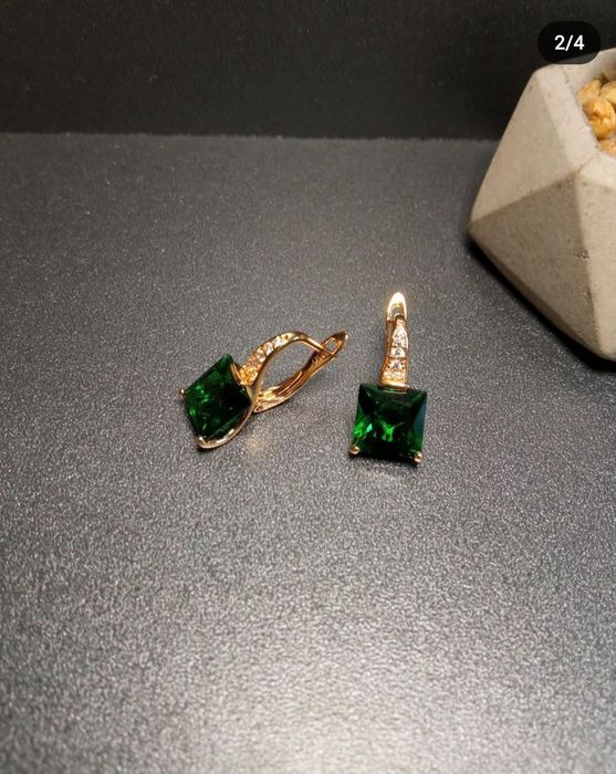 Сережки мед сплав