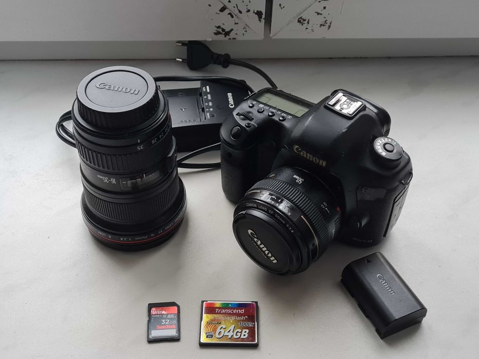Фотоаппарат Canon EOS 5D Mark III body плюс объективы