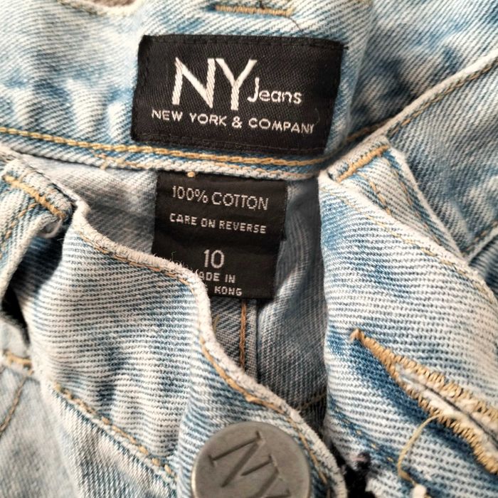 Calções de ganga clara