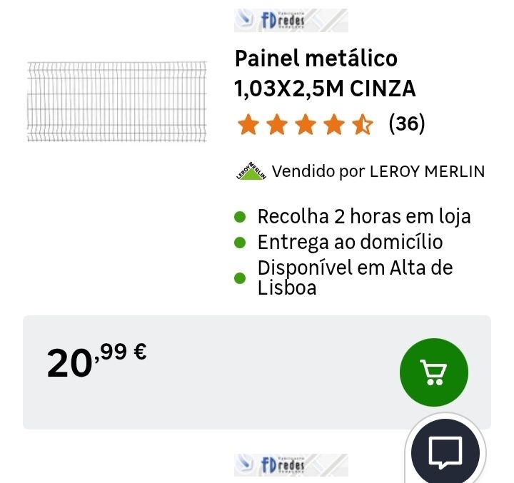 Painel branco Leroy Merlin