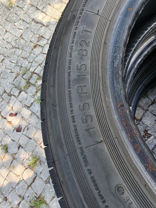 3 pneus Michelin 155 R15