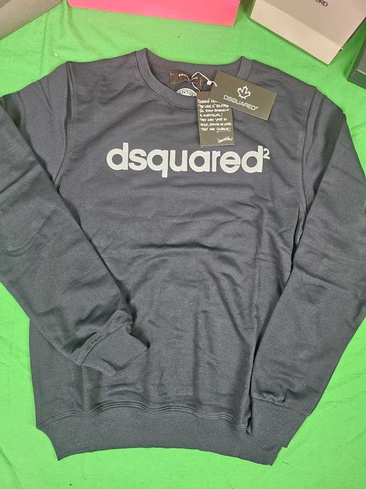 Bluza męska premium dsquared2 OUTLET granatowa dsq2