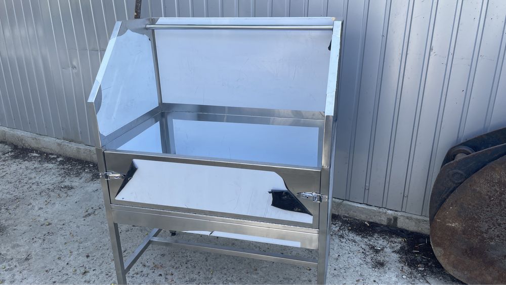 Нержавейка стіл мойка полки стелажі сушка для посуду