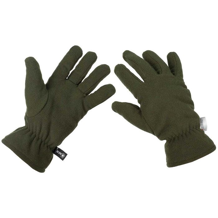 Rękawice Polarowe Thinsulate Fleece Gloves MFH - Olive (rozmiar M)