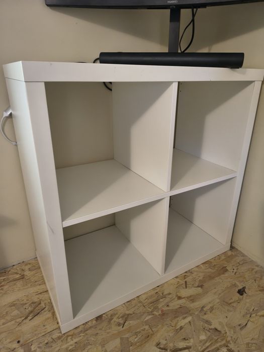 Estante organizadora branca 4 nichos/cubos