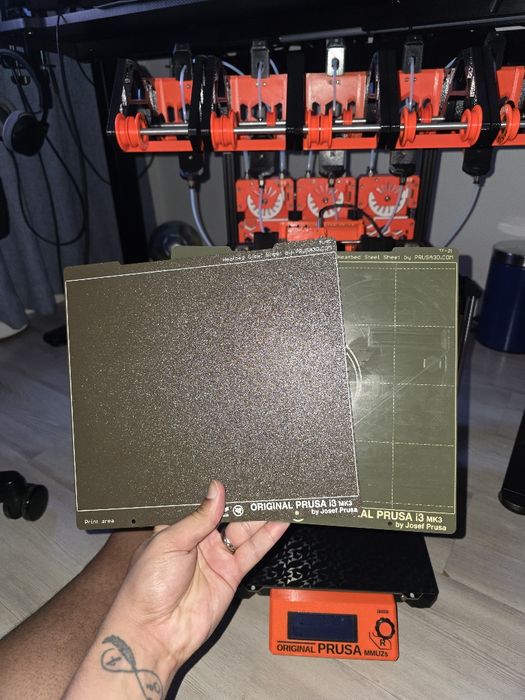 Impressora 3D Prusa Mk3s com MMU2S Multicor 5 cores