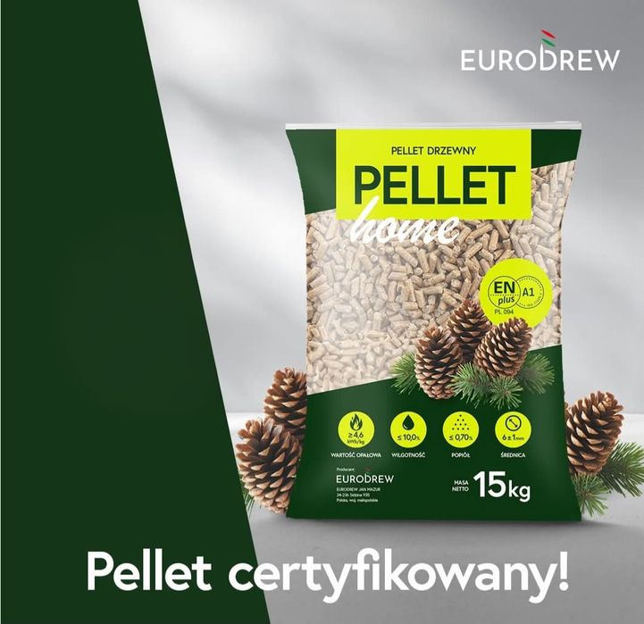 Polski pellet premium certyfikat A1 Enplus