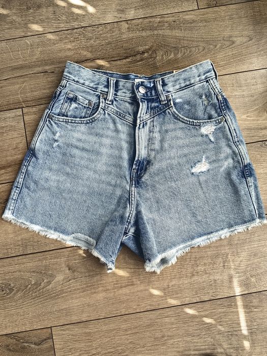 Damskie spodenki jeansowe, wysoki stan, Pepe Jeans