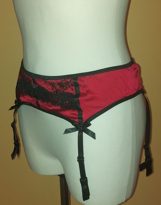 Pas do pończoch z jedwabiu 40/42 La Senza,retro