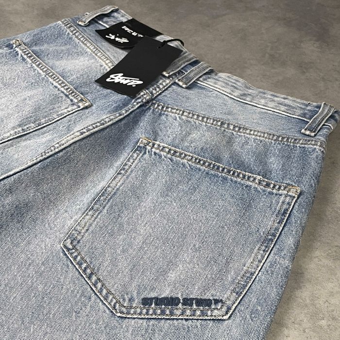 Джинси PULL&BEAR Super Baggy Fit Чоловічі Мішкуваті Широкі Скейтерські Сині На Осінь Нові
