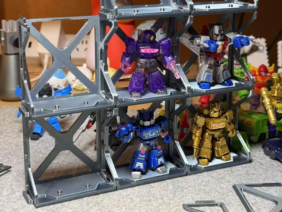 Suporte Exibidor Modular para Mini Figuras "Blind Box"