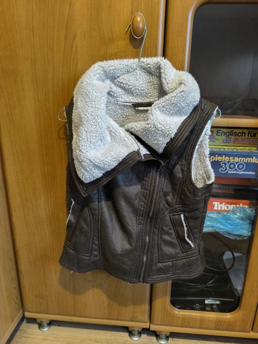 kożuch góralski serdak serdok kamizelka bezrękawnik folk futerko 38 M