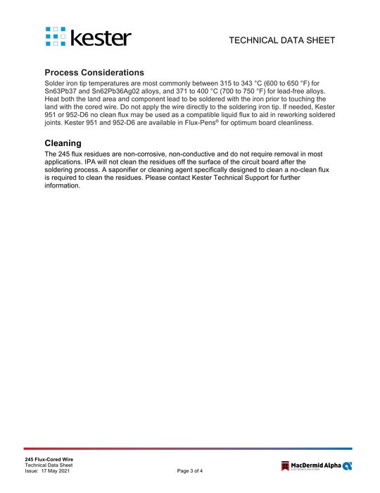 Припой/Паяльная паста Kester 245/276 БЕЗ КИСЛОТ И ГАЛОГЕНОВ США