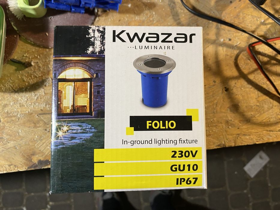 Lampa ogrodowa wpuszczana KVAZAR LUMINATI FOLIO 30 sztuk z zarowkami