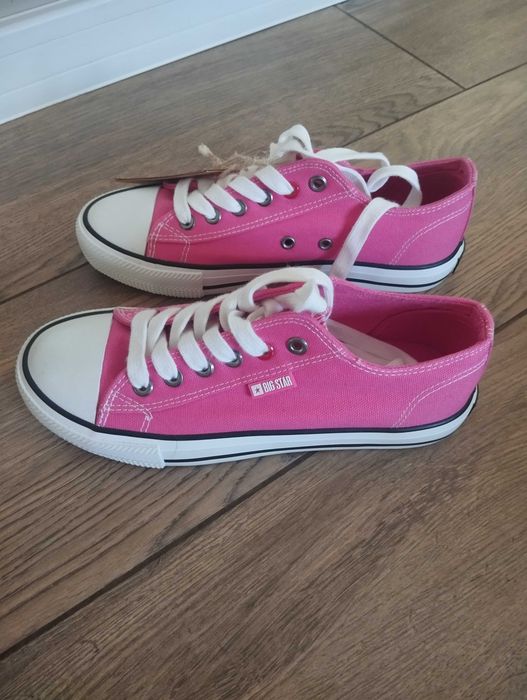 Różowe trampki Nowe Big Star rozmiar 36