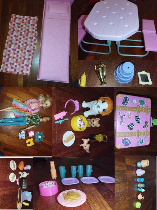 Domek Barbie duży Matel z wyposażeniem gratis