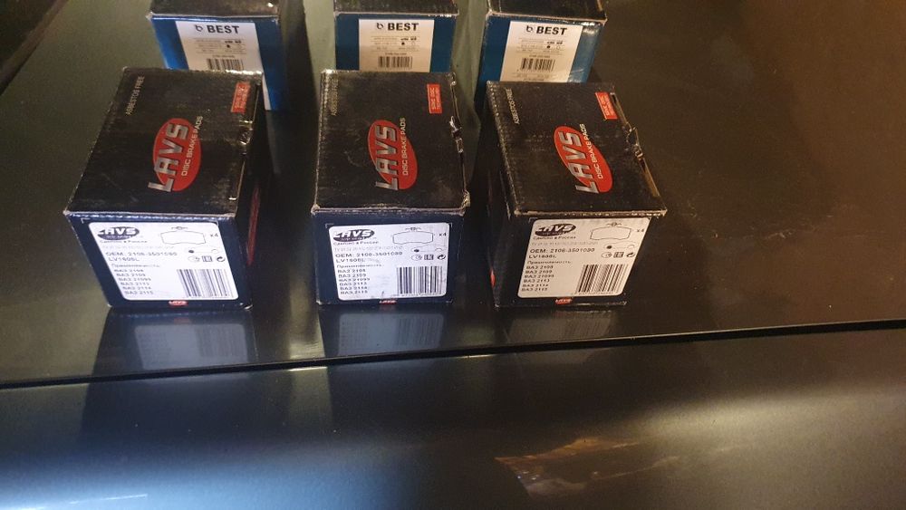 Тормозні колодки на ваз