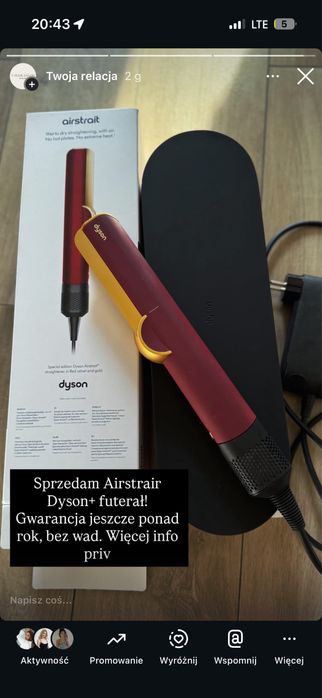 Dyson airstrait prostownica gwarancja