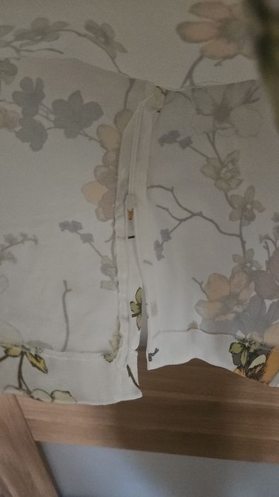 Zara elegancka sukienka w kwiaty XS 34