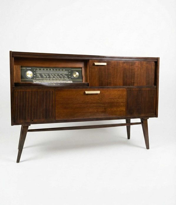 Radio-gira discos vintage