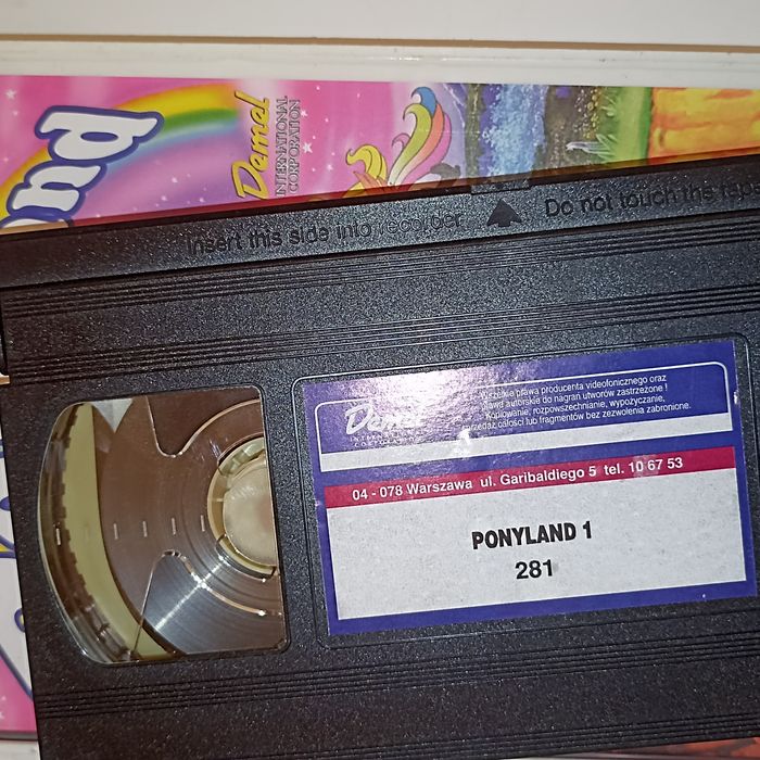 Ponyland zestaw nr. 2 kaset VHS