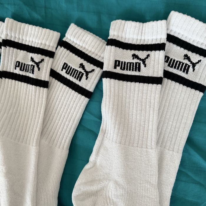 Дві пари шкарпеток Puma оригінал високі білі розмір 43–46