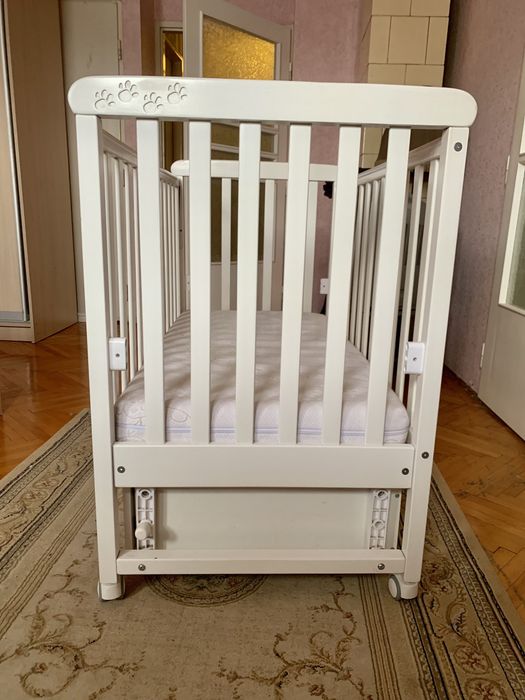 Ліжечко Верес ЛД12 Veres з ортопедичним матрацом Dormisan