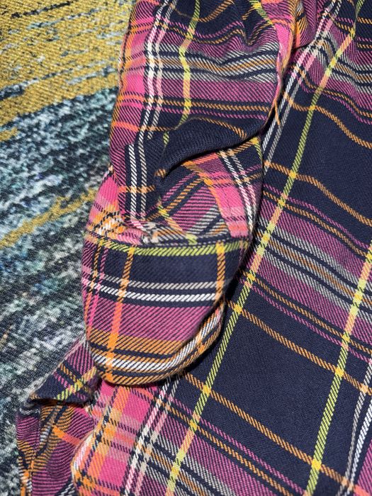 Женская фланелевая рубашка в клетку | теплая, стильная