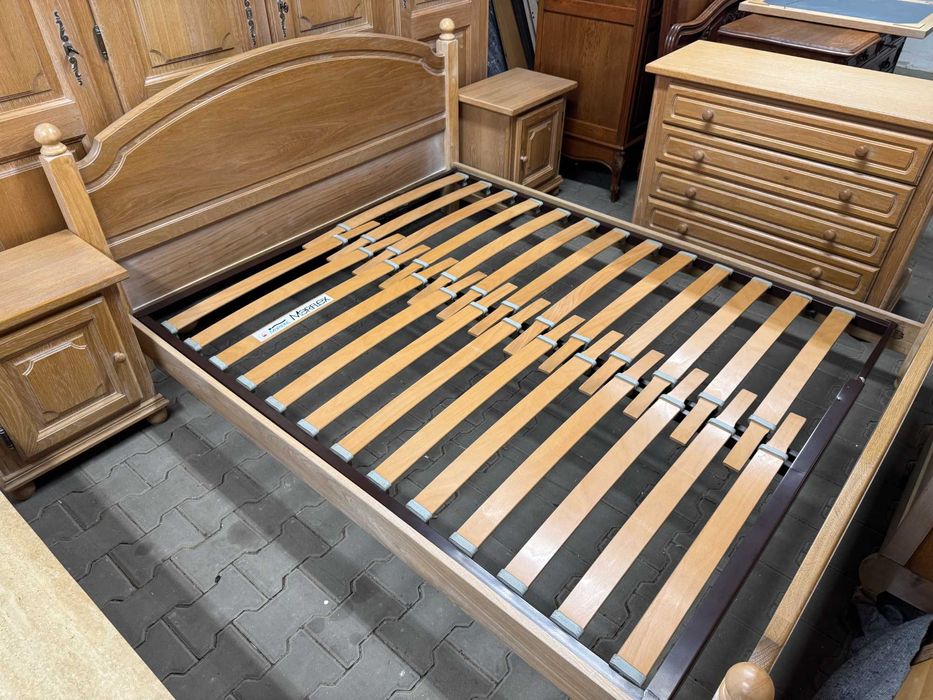 Łóżko dębowe łóżko dwuosobowe łóżko małżeńskie 160x200