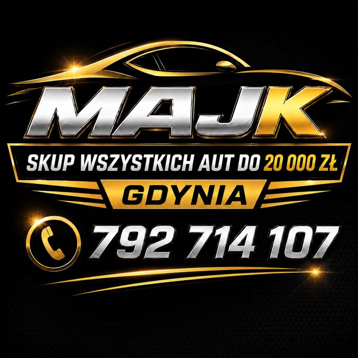 MAJK Skup Aut Gdynia Trójmiasto 792 714 107 do 20 000 zł