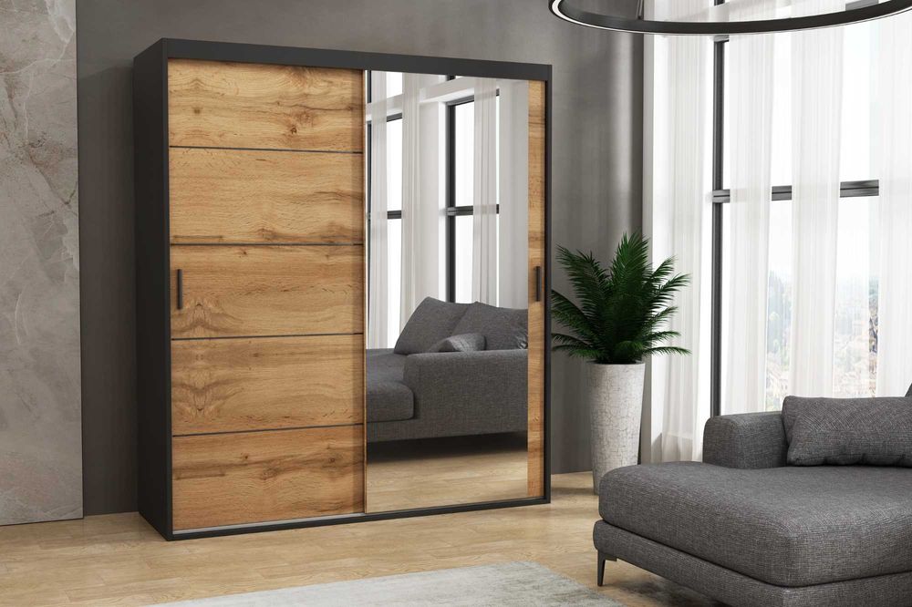 Szafa przesuwna na wymiar Mat 3 szer. 200 cm