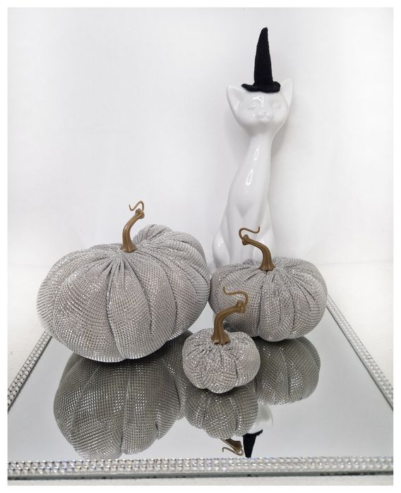 Dynia ,dynie  szyte dekoracje jesienne wnętrz