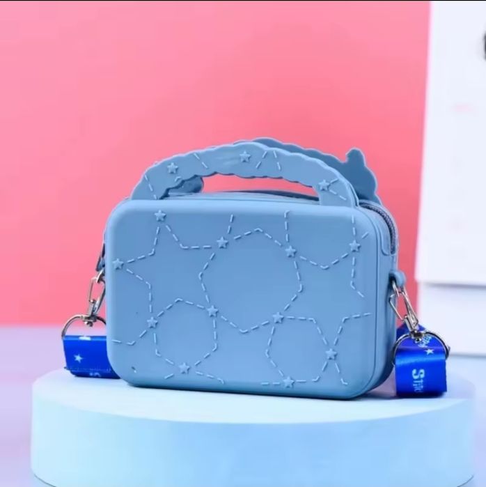 Силиконовая сумка сумочка через плечо стич stitch