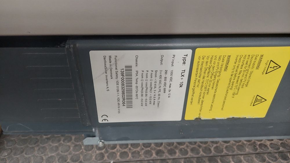 Продам мережевий інвертор Danfoss TLX 15кВт 2 МРРТ