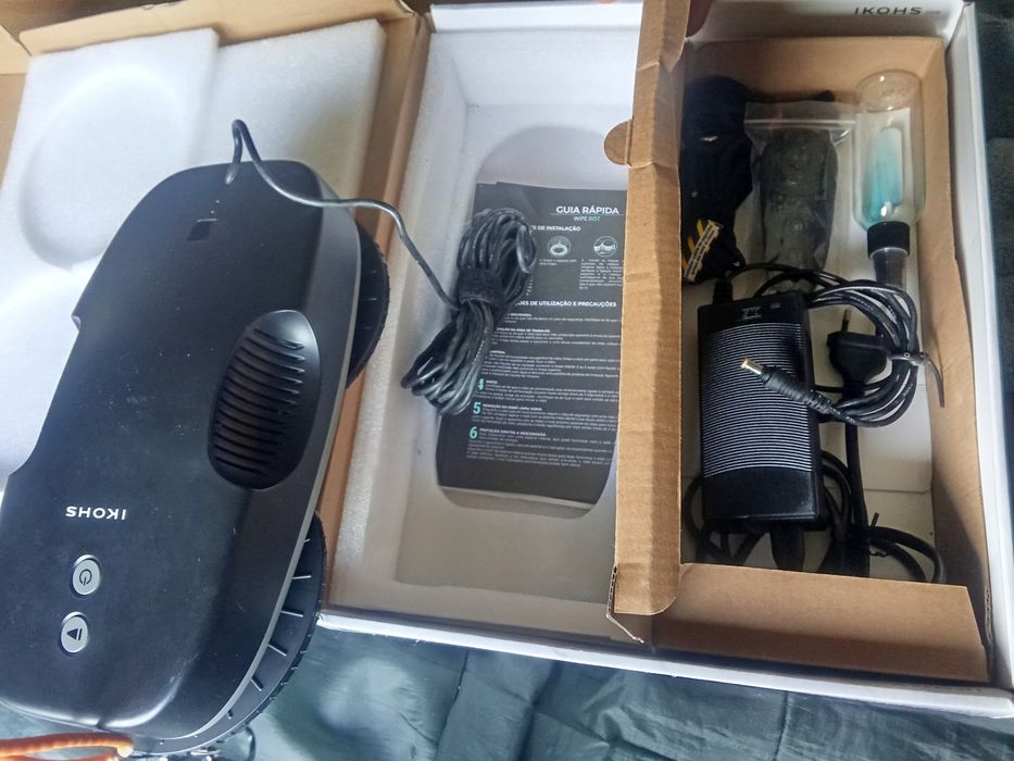 Máquina automática limpeza vidros