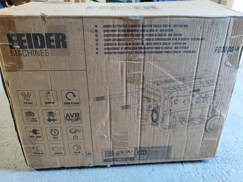 Генератор Feider FG3000-A 3кВт 3000w