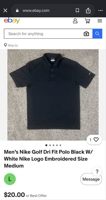 ОГИГІНАЛЬНЕ Поло Nike Golf Dri Fit
