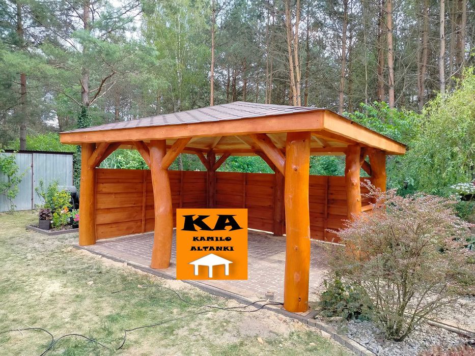 Altanka z bala Altana Altanki Altany Ogrodowa