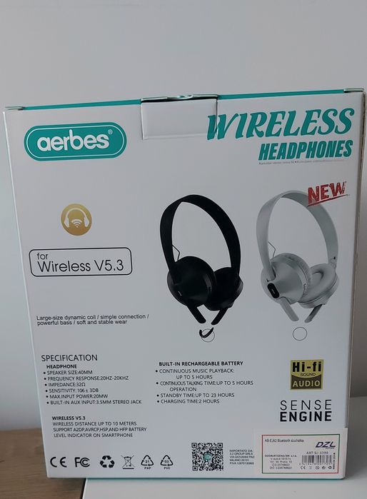 Nowe słuchawki bezprzewodowe Aerbes