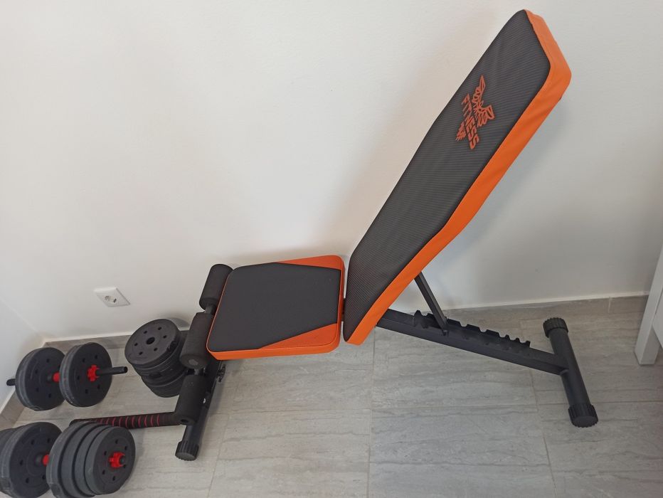 Alteres e banco para musculação