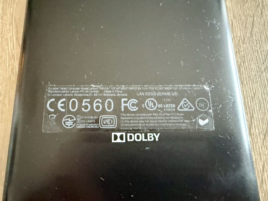 Tablet Lenovo Tab 2 A7-10F czarny