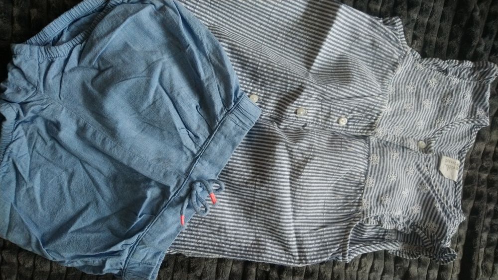 Komplet letni bluzka spodenki H&M rozmiar 92/98