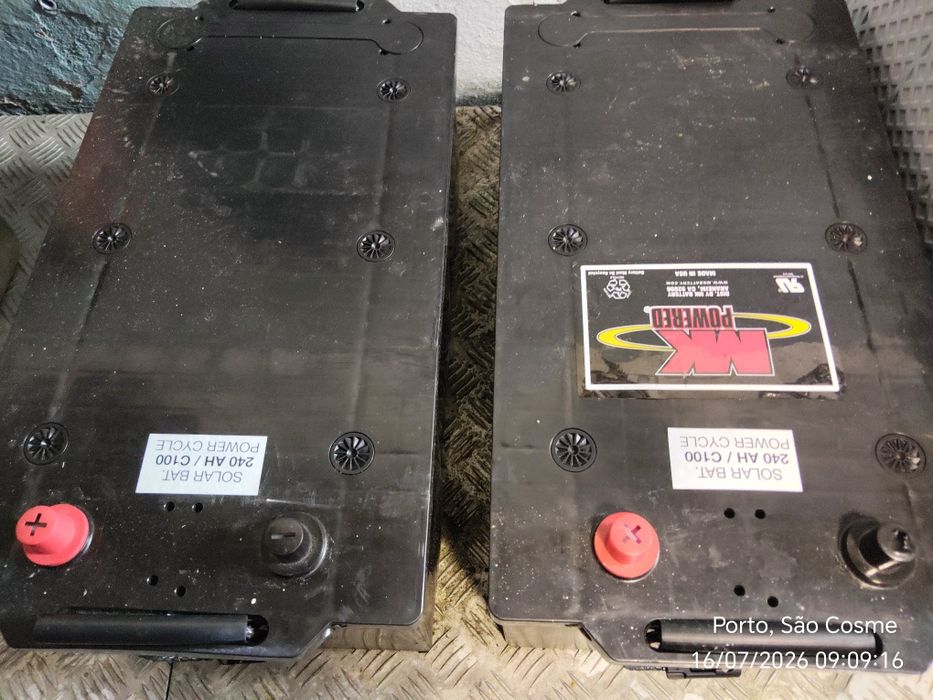Baterias solares para casa, barco, auto caravana