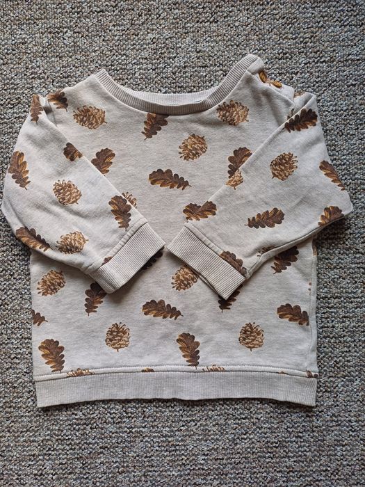 Bluza dziecięca uniseks 9-12 m M&S, Marks and Spencer bluzka las