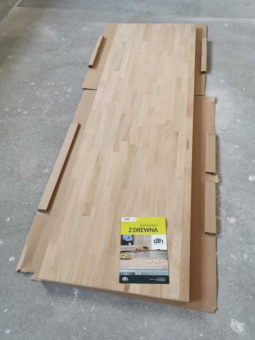 blat dębowy lity  2067 x 653 gr 38mm klasa AB