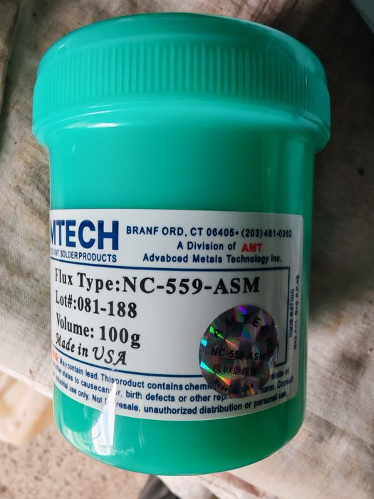 Флюс-гель  безвідмивний Amtech NC-559-ASM 100гр.