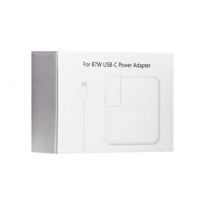 Мережевий зарядний пристрій Macbook MagSafe USB-C 87w 4,3A Колір Білий