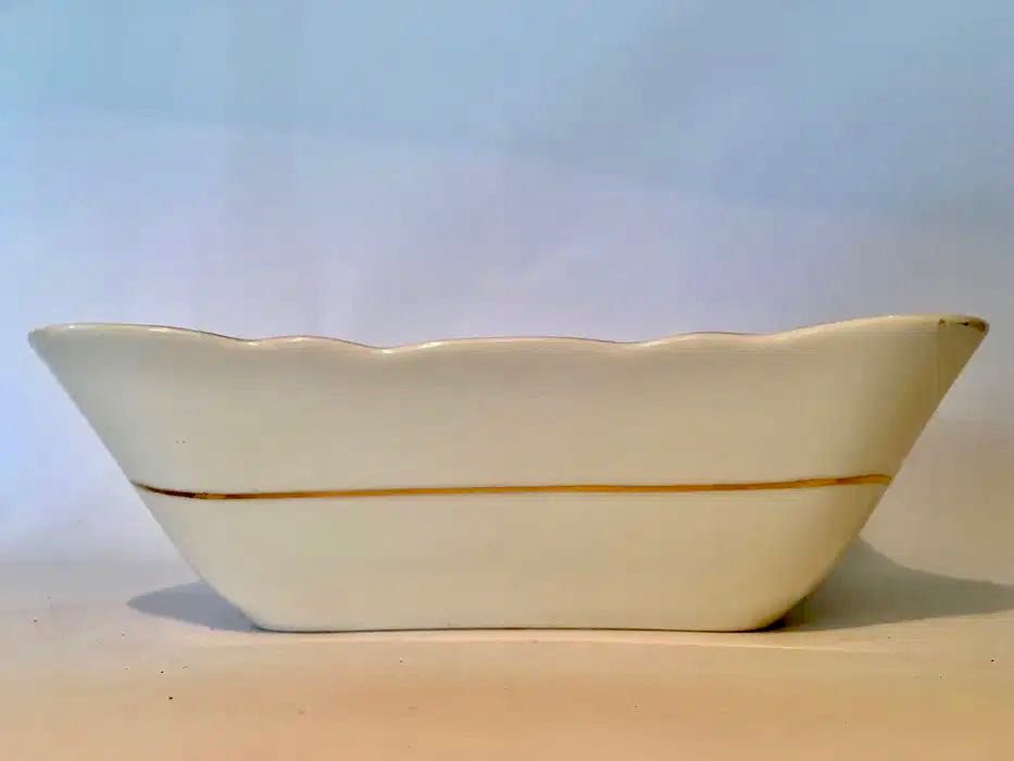 VISTA ALEGRE - 1947/68 - saladeira - 23x23x8 cm/s