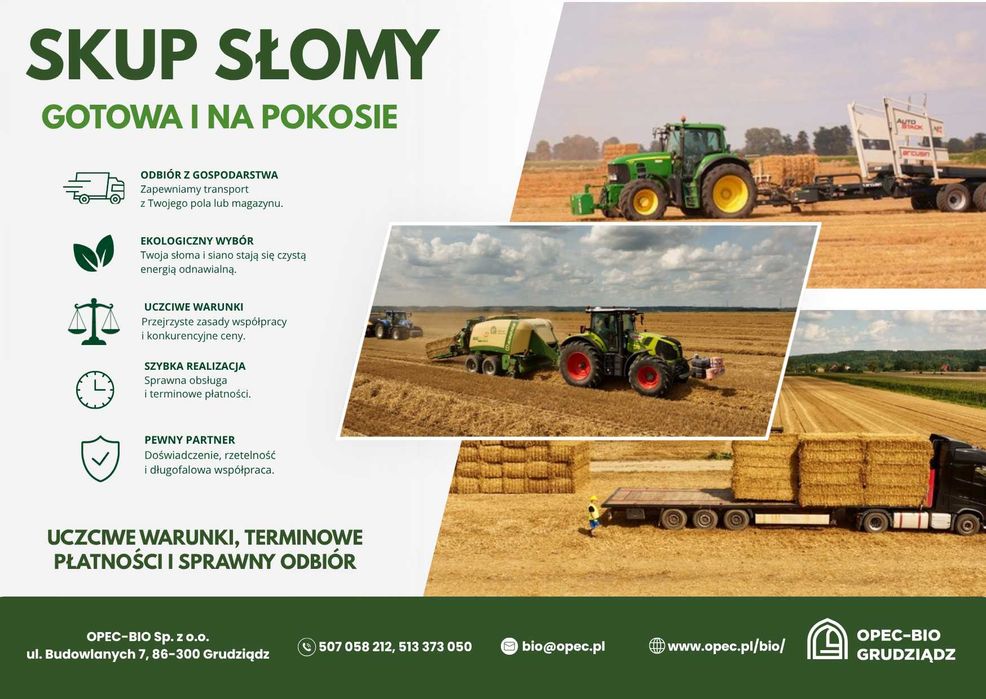 Skup Biomasy Agro (słoma)