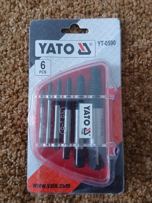 Екстрактори зламаних гвинтів, d 3-14 мм, набір 6шт [12/48]